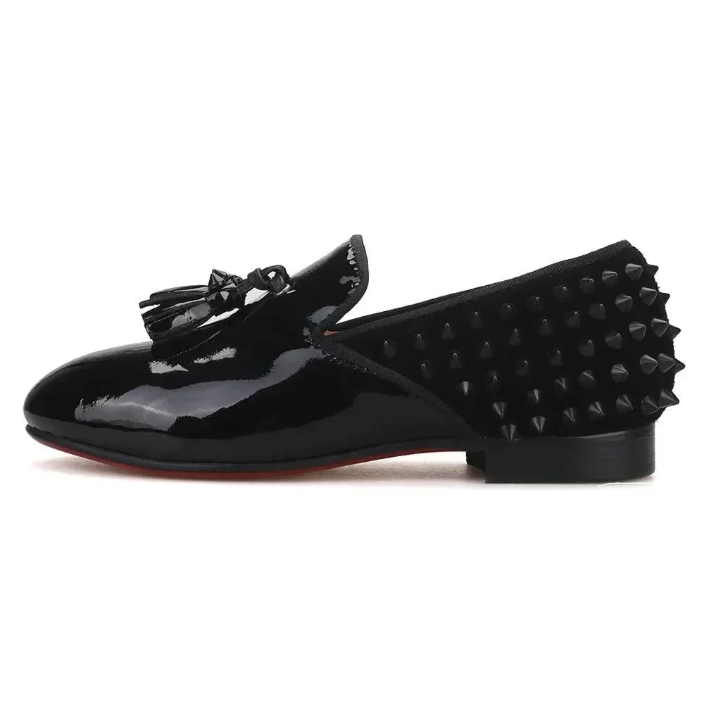 Kids Dress Tassel Loafers - Slip-On Slip-On Shoes