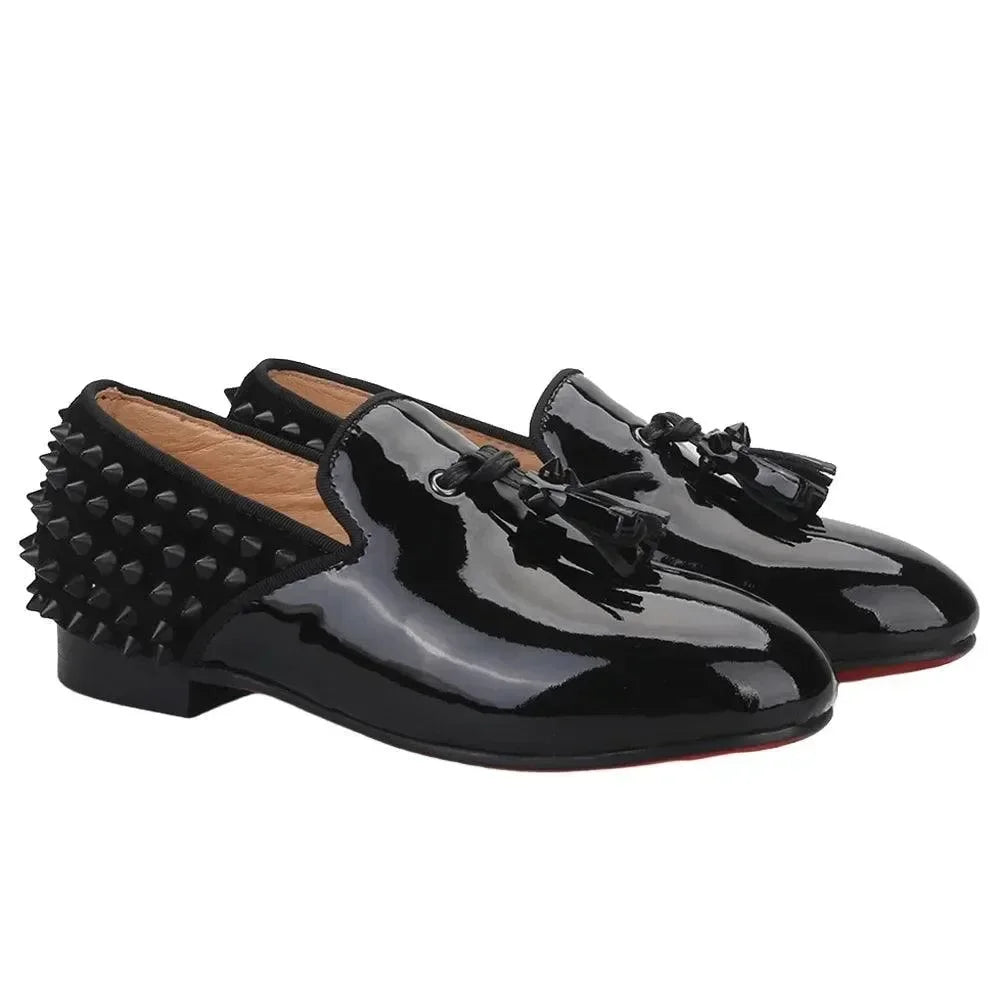 Kids Dress Tassel Loafers - Slip-On Slip-On Shoes