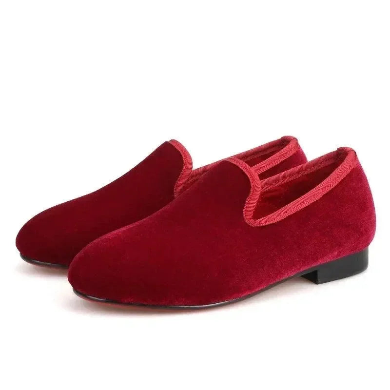 Kids Casual Slipper Dress Loafers - Slip-On Flat Shoes