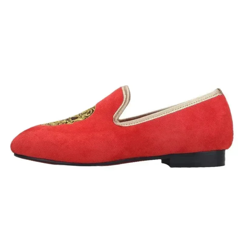 Kids Slipper Dress Loafers - Slip-On Flat Shoes