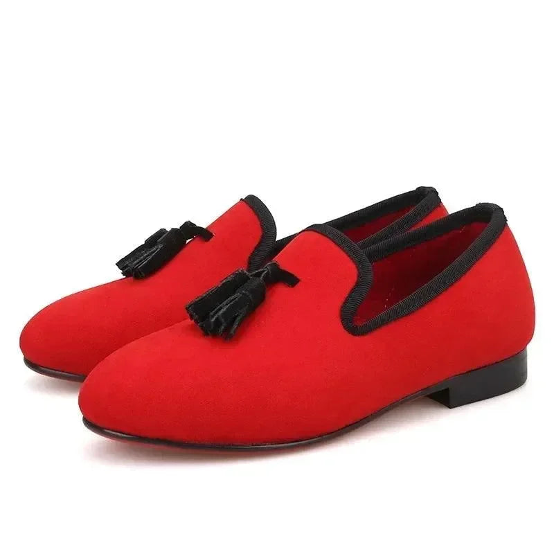 Kids Tassel Dress Loafers - Slip-On Slip-On Shoes