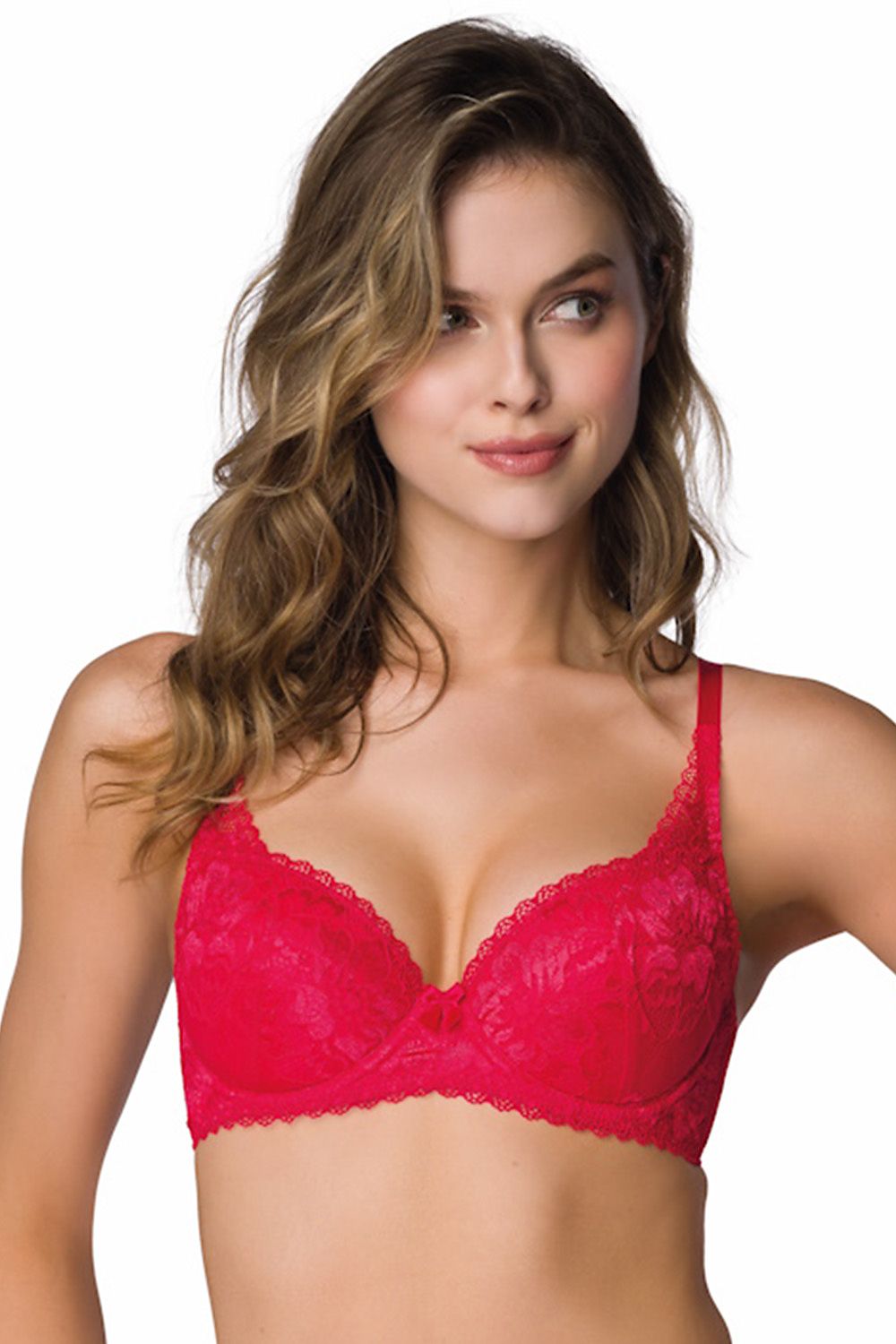 Lace Push Up Bra Mesh Support - Guocali