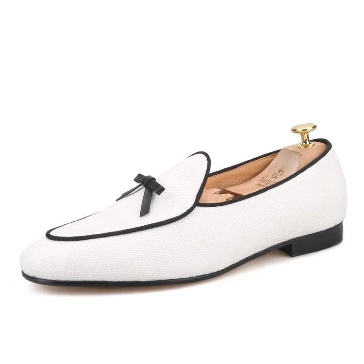 Men Casual Dress Slipper Loafers - Slip-On Flat Shoes