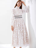 Luxury Embroidered Long Maxi Evening Dress -Guocali