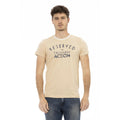 Men Crew-Neck Short-Sleeves T-Shirt – Breathable - Brown -Guocali