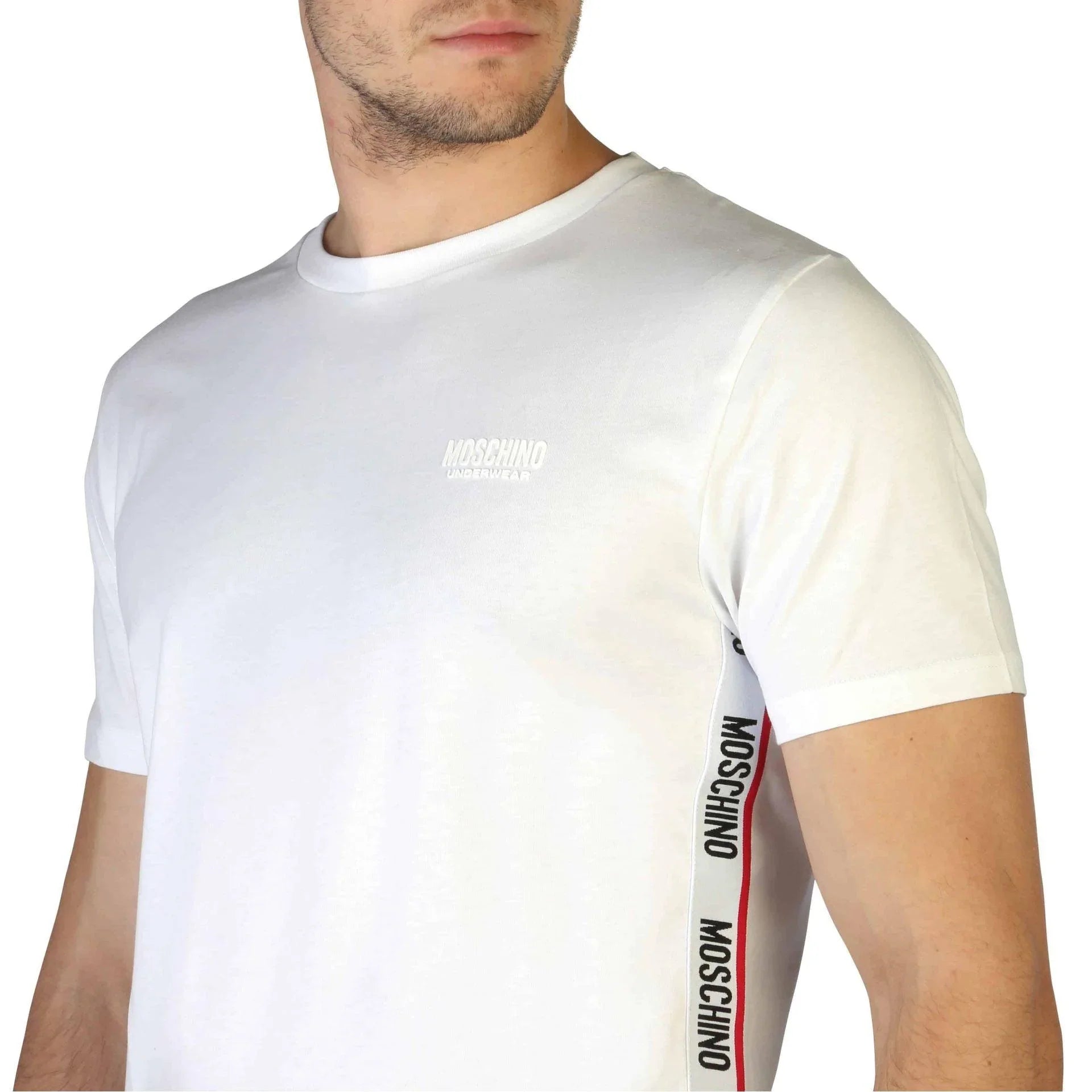 Men Crew-Neck Short-Sleeves T-Shirt – Breathable - White -Guocali