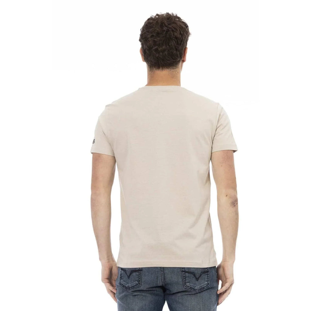 Men Crew-Neck T-Shirt – Breathable - Brown -Guocali
