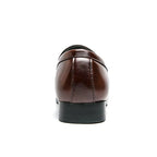 Men Horse Bit Dress Loafers - Slip-On Formal Dress Shoes