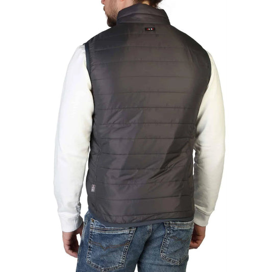 Men Puffer Vest - Insulated - Classic Gray -Guocali