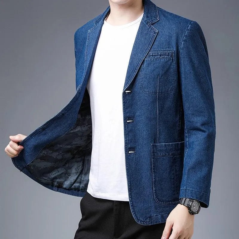 Men's Blazer - Breathable Suit Jacket