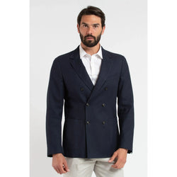 Men's Blazer - Breathable Suit Jacket - Navy - Guocali