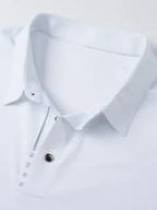 Men Short Sleeves Polo Shirt – Stretchable - Green, Black -Guocali