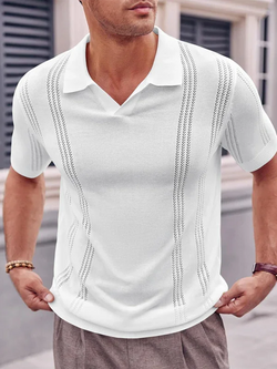 Men Short Sleeves Polo Shirt – Stretchable - Guocali