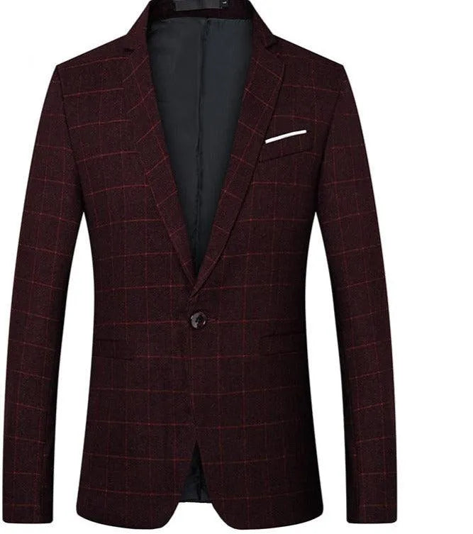 Men Suit Jacket - Lightweight Blazer