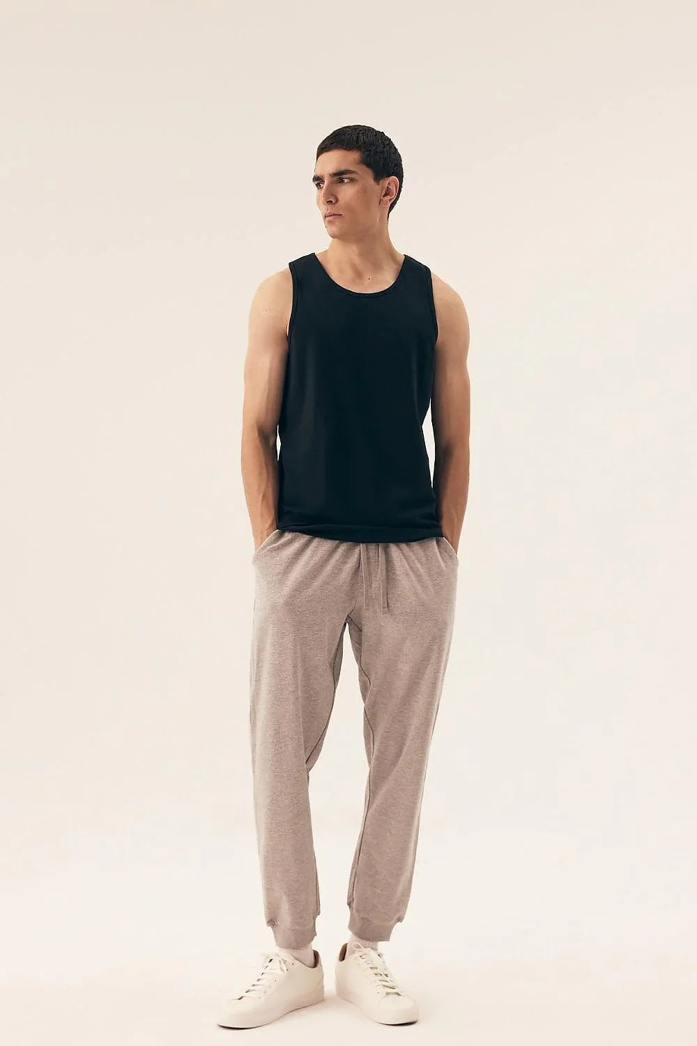 Men Undershirt Vest Singlet - Stretchable - Sleeveless -Guocali