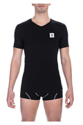 Men Underwear T-Shirts - Stretchable - Short-Sleeves Black -Guocali