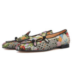 Men's Embroidered Slipper Monk Strap Dress Loafers – Monk Strap Shoes | GUOCALI