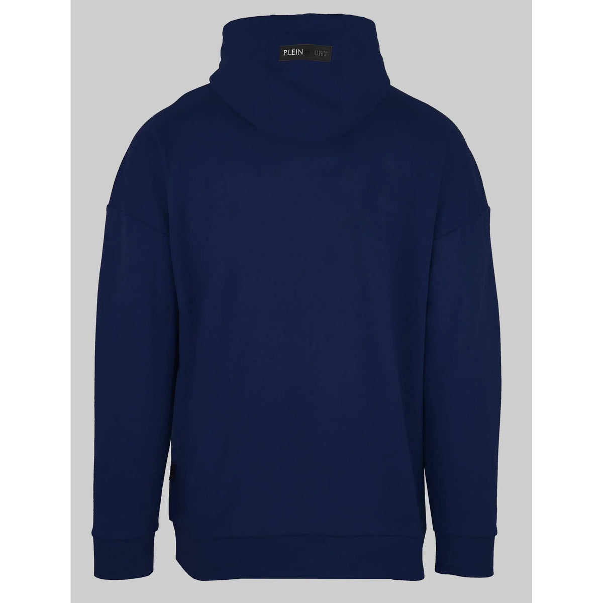 Men's Hoodie Plein Sport Logo Kangaroo Pocket Pullover Navy – Hoodie | GUOCALI – view 2