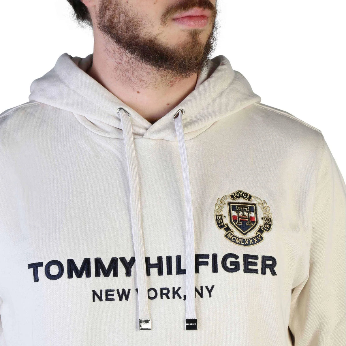 Men's hoodie Tommy Hilfiger Embroidered Logo Kangaroo Pocket – view 3