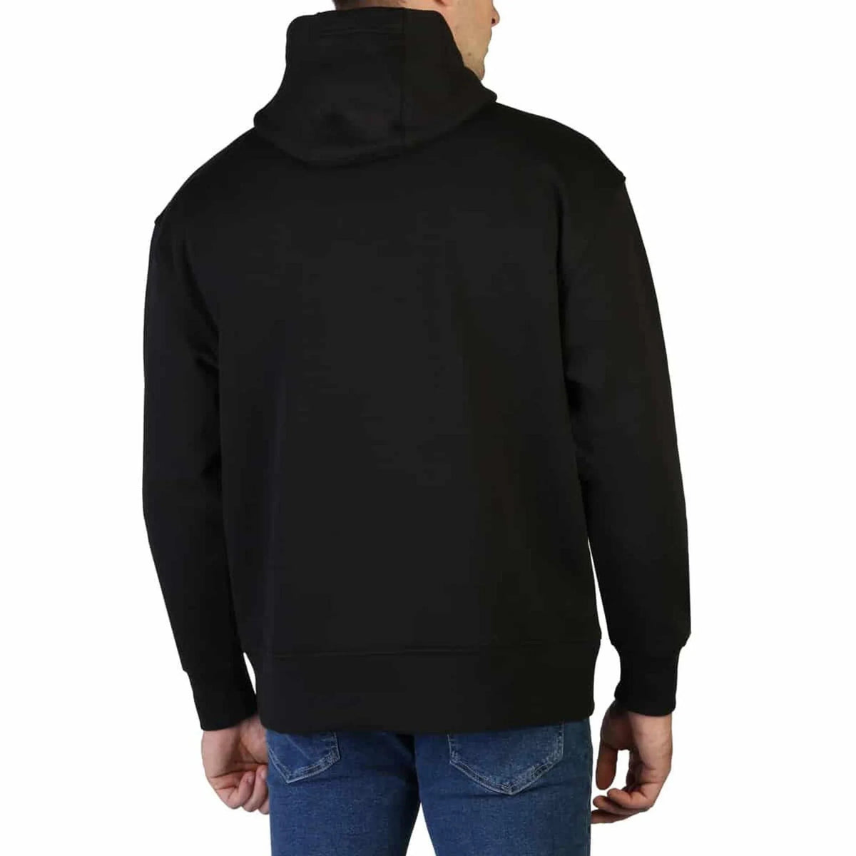 Men's hoodie Tommy Hilfiger Logo Kangaroo Pocket Black – view 2