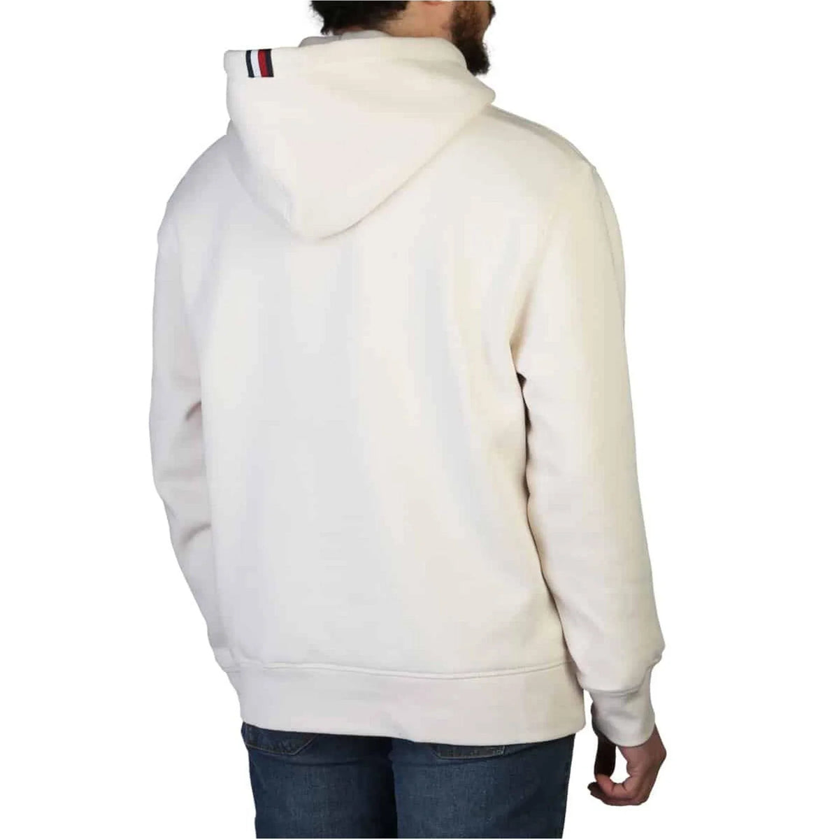 Men's hoodie Tommy Hilfiger Logo Kangaroo Pocket White – view 2