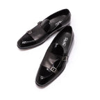 Men's Patent Leather Monk Strap Loafers – Loafers | GUOCALI – view 7