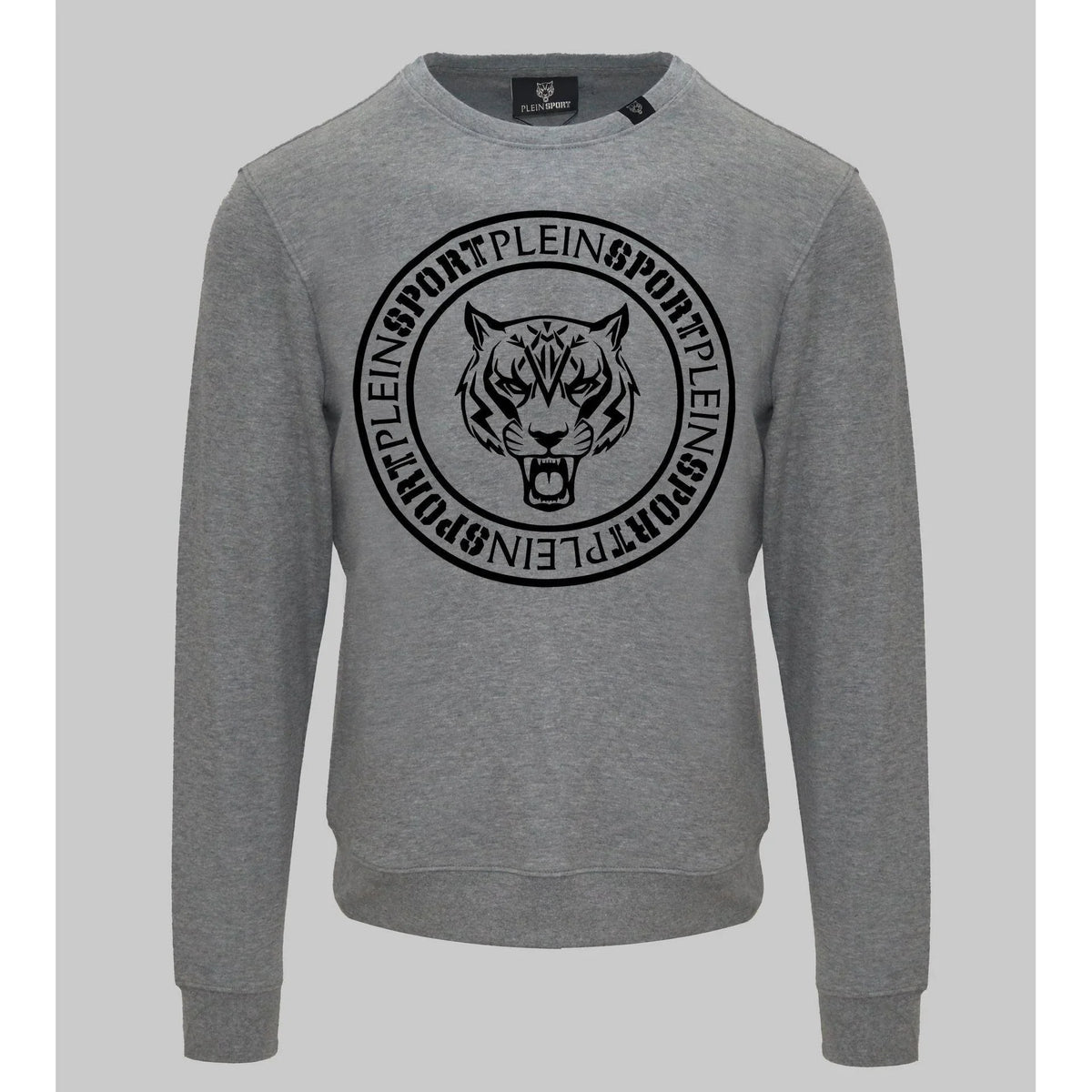 Men's Sweatshirt Plein Sport Athleisure Logo Cotton Blend Grey – Sweatshirt | GUOCALI