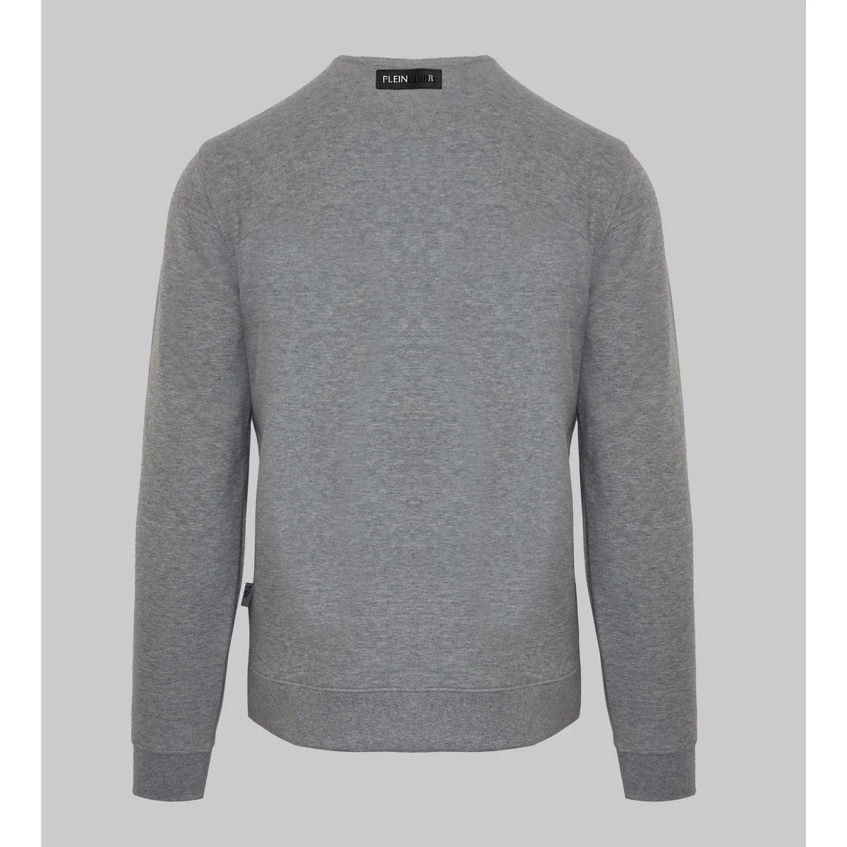 Men's Sweatshirt Plein Sport Athleisure Logo Cotton Blend Grey – Sweatshirt | GUOCALI – view 2