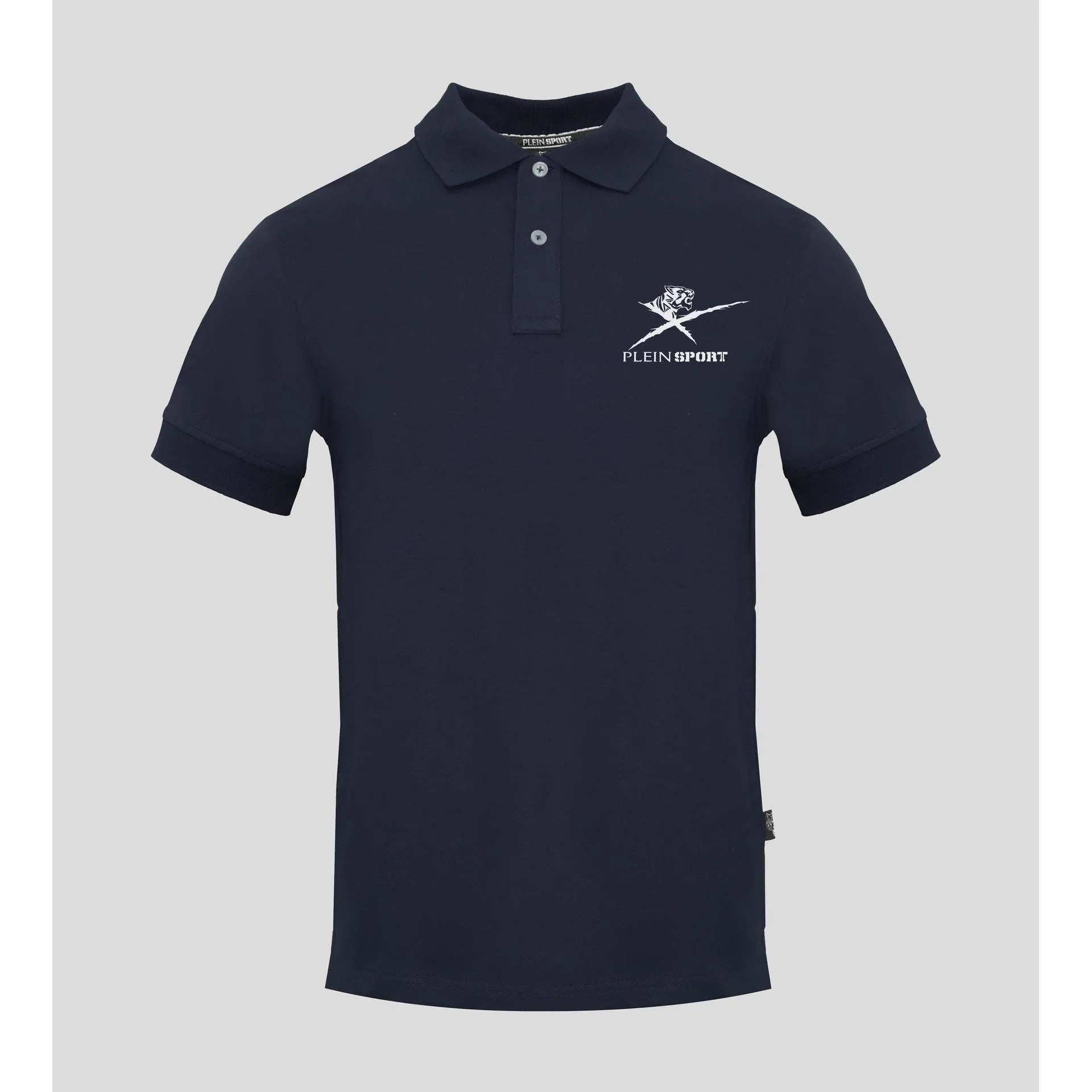 Plein Sport Men Short Sleeves Polo Shirt – Breathable - Navy -Guocali