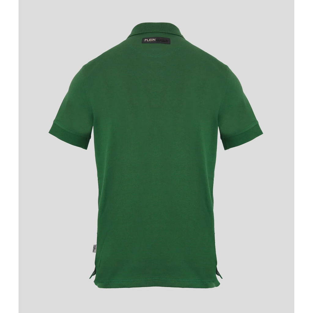 Plein Sport Men Short Sleeves Polo Shirt – Stretchable - Green -Guocali