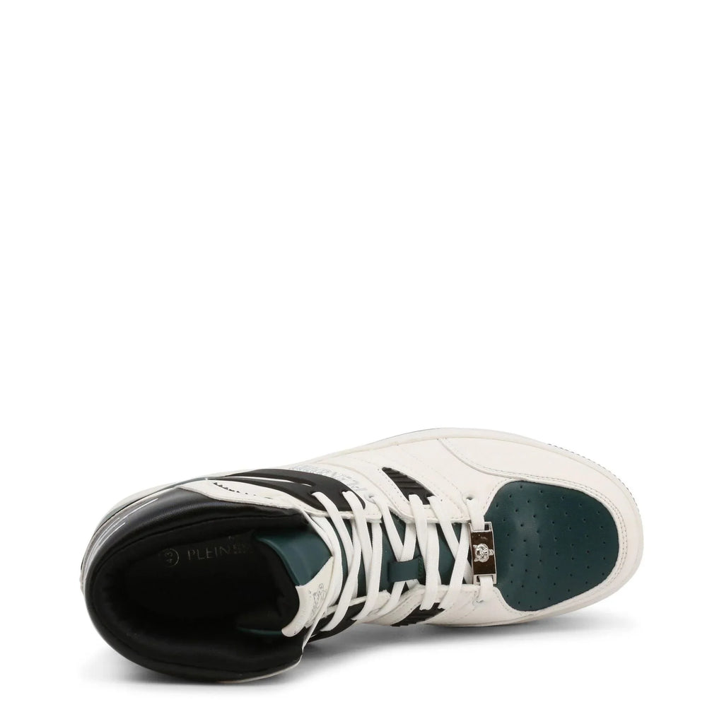 Plein Sport Men's Platform High-Top Sneakers – Green – Sneakers | GUOCALI – view 3