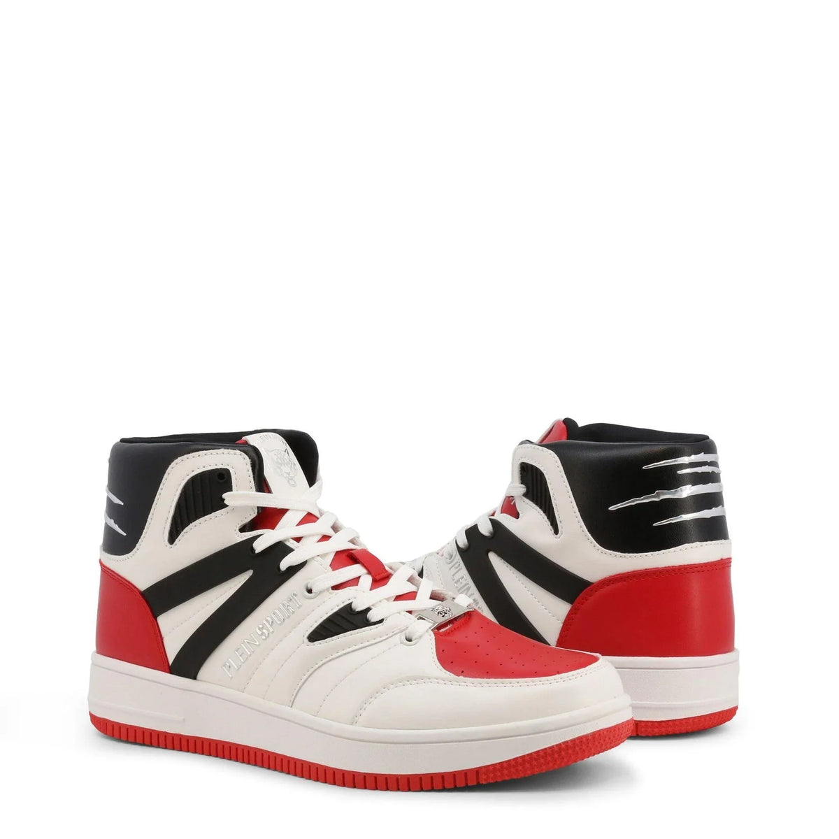 Plein Sport Men's Platform High-Top Sneakers – Red – Sneakers | GUOCALI – view 2