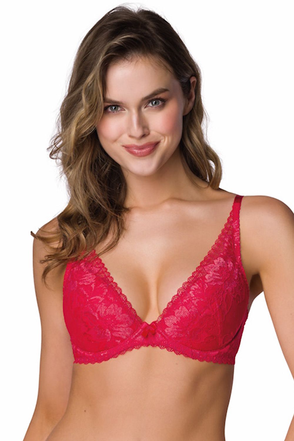 Plunge Bra Lace Push Up - Guocali