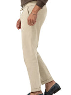 Professional Men Trousers – Mid Rise Drawstring -Guocali