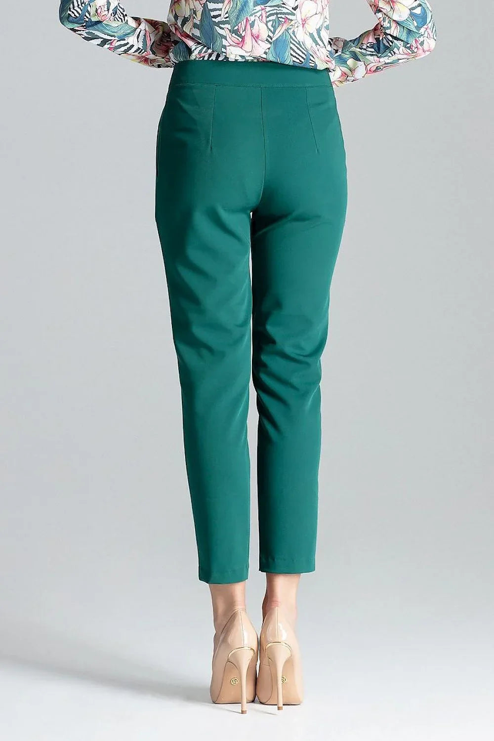 Professional Women Cropped Pants – Mid Rise Slim Fit -Guocali