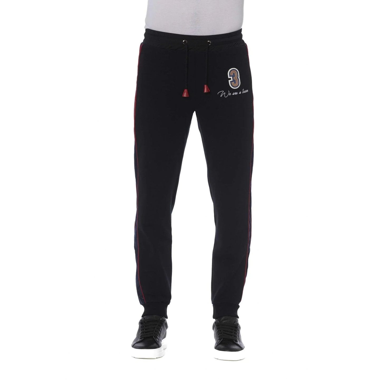 Sporty Men Sweatpants – Mid Rise Logo Comfort -Guocali