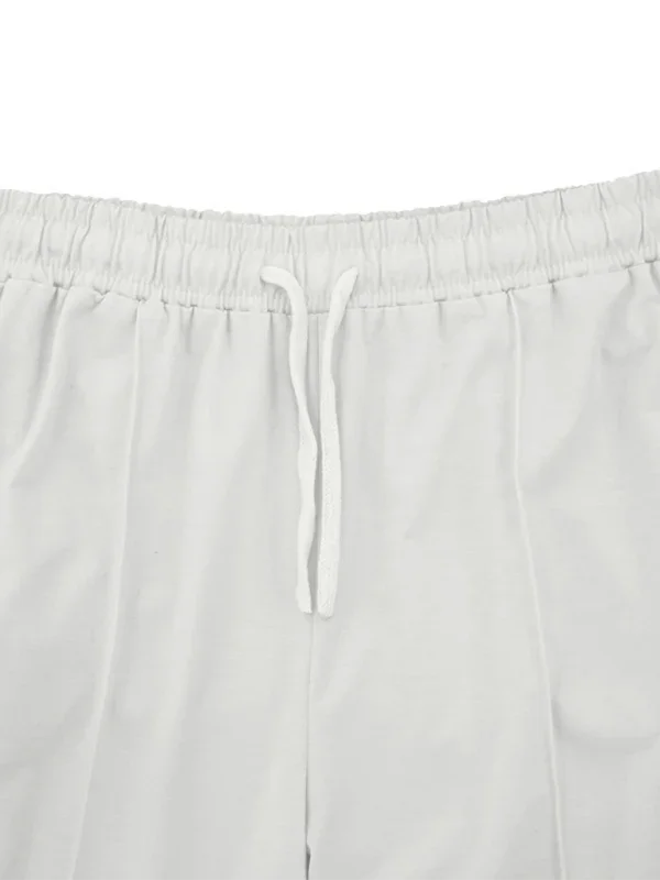 Sporty Men Trousers – Mid Rise Elastic Waist -Guocali