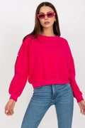 Women's Sweatshirt - Crew-neck With Regular Fit - Guocali
