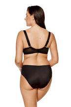 Underwire Bra Black Cotton Support-Women Bra-GUOCALI