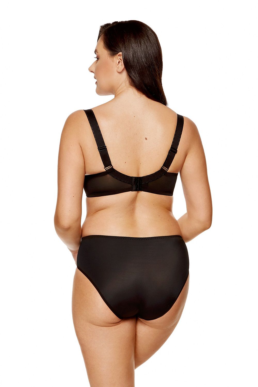 Underwire Bra Black Cotton Support-Women Bra-GUOCALI