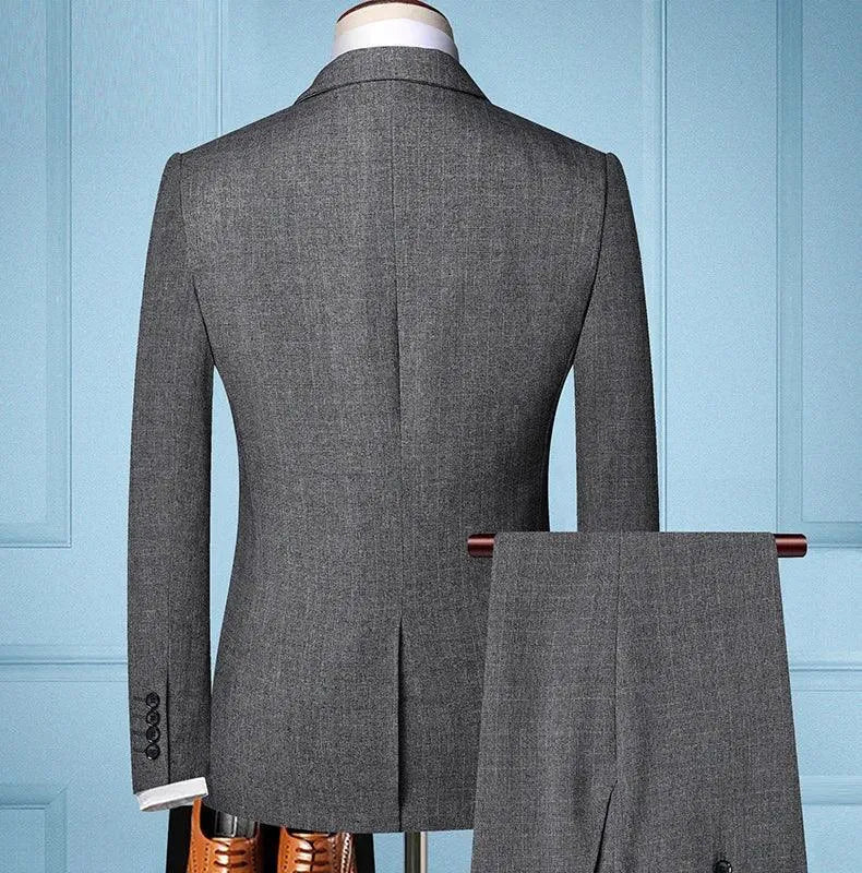 Vintage, Professional Men’s Suit - Plaid Single-Breasted