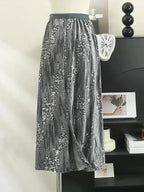 Women A-Line Skirt Sequined High Waist - Midi Women Skirt