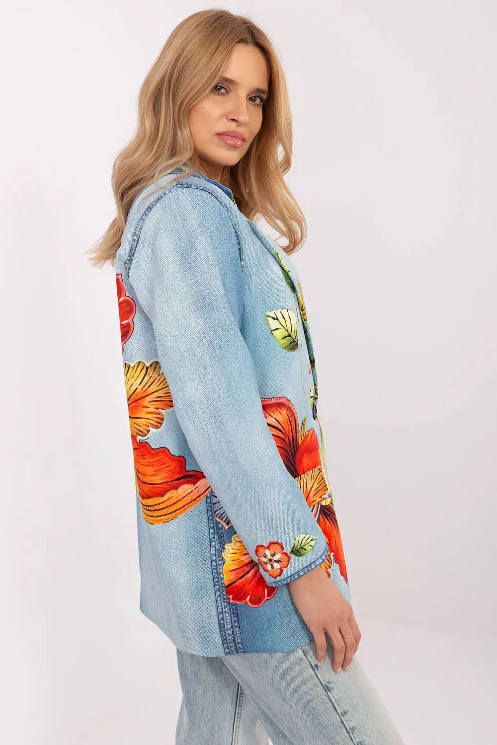 Women Blazer - Lightweight - 1-Button, Multicolor