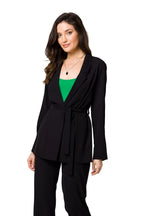Women Blazer - Lightweight - Tie, Belted, Wrap - Guocali