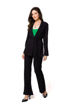 Women Blazer - Lightweight - Tie, Belted, Wrap - Guocali