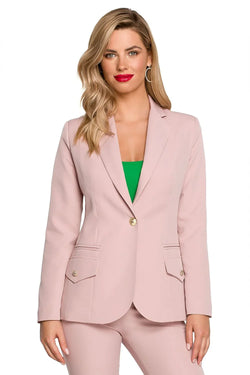 Women Blazer - Stretchable - 1-Button - Guocali