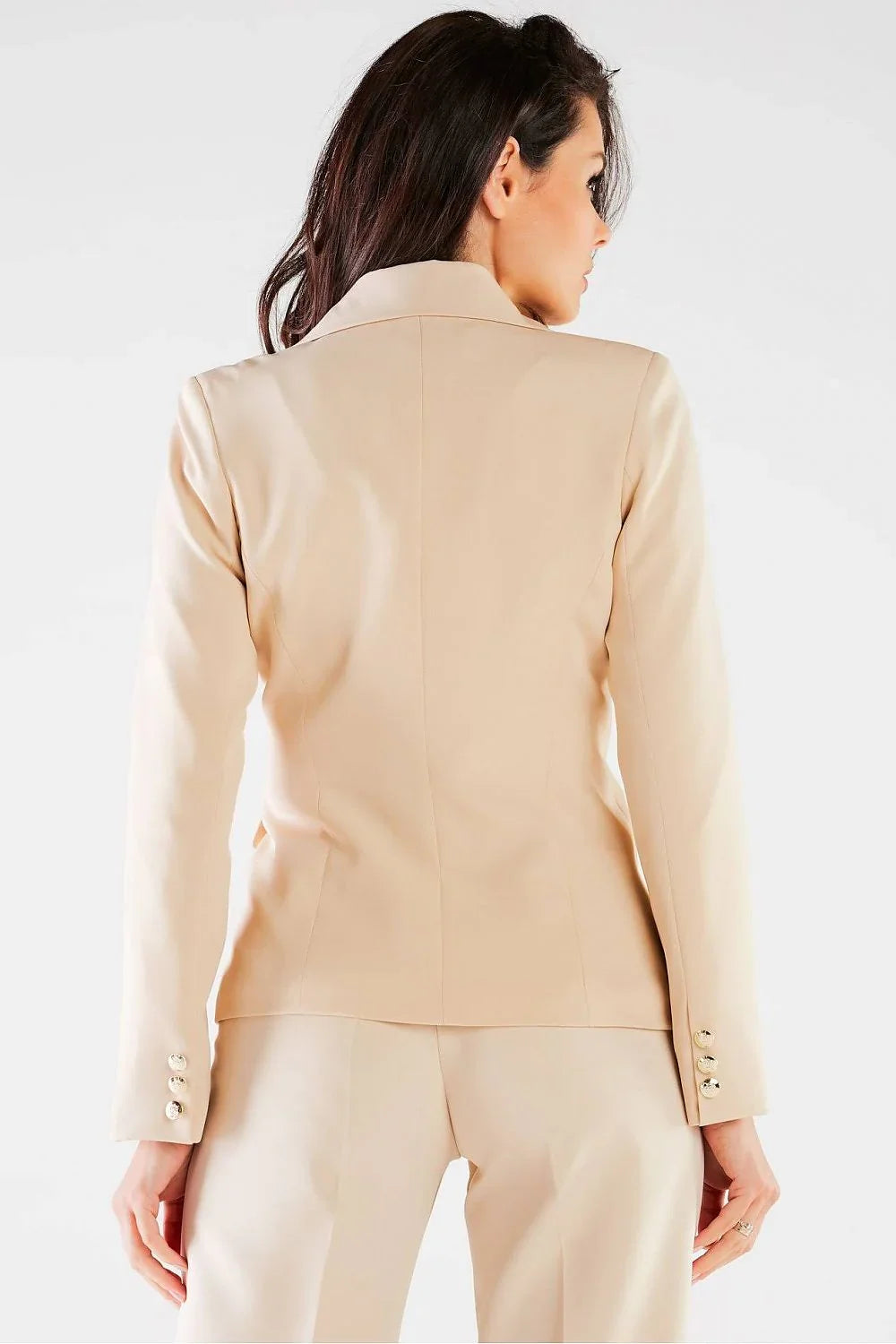 Women Suit Jacket - Stretchable - Double-Breasted