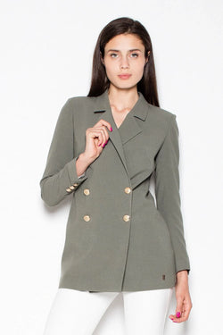 Women Blazer - Stretchable - Double-Breasted - Guocali