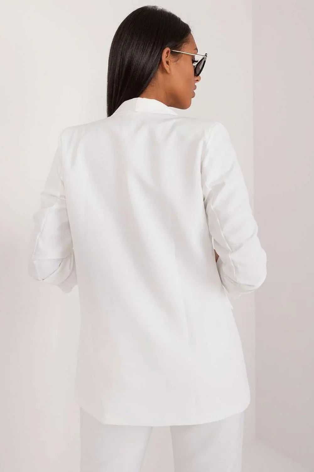 Women Suit Jacket - Wrinkle-Resistant - 1-Button Blazer