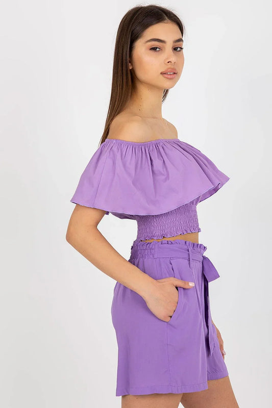 Women Blouse – Breathable – Sleeveless - Purple -Guocali